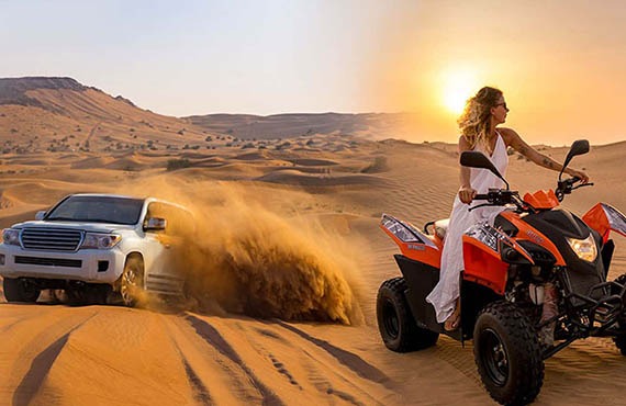 Desert Combo: Sharing Safari + Quad Biking Tour